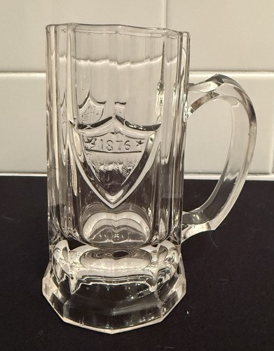Antique EAPG 1876 PHILADELPHIA CENTENNIAL EXPOSITION BEER MUG Central Glass