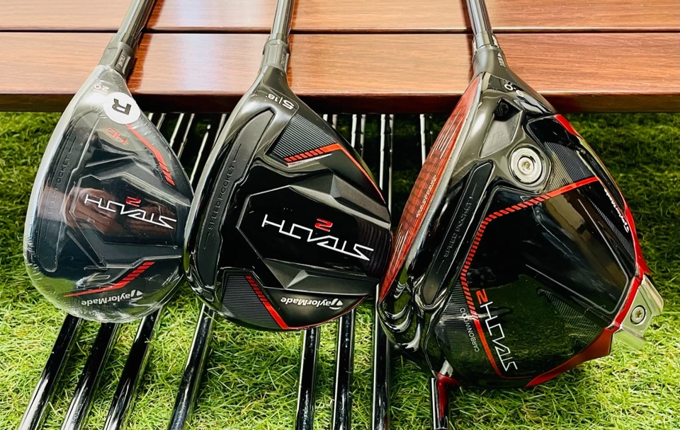TaylorMade Stelth2 Set Used 1w5w NEW 4hy burner Iron 5-9+Pw 11pcs SR R Flex Golf - Image 2 of 4