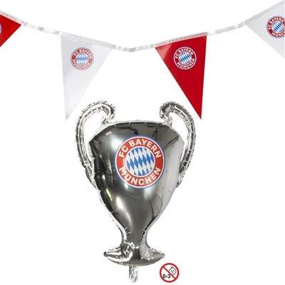 FC Bayern München Folienballon Wimpelkette Party Luftballon Wimpel Ballon FCB