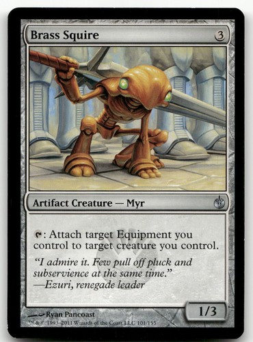 Brass Squire 101/155 Mirrodin Besieged