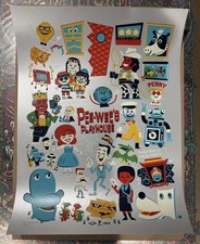 Pee-Wee Herman Playhouse Variant Poster Dave Perillo Coda Sold Out 40th Annivers