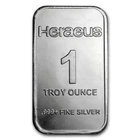 1 oz Silver Bar - Heraeus