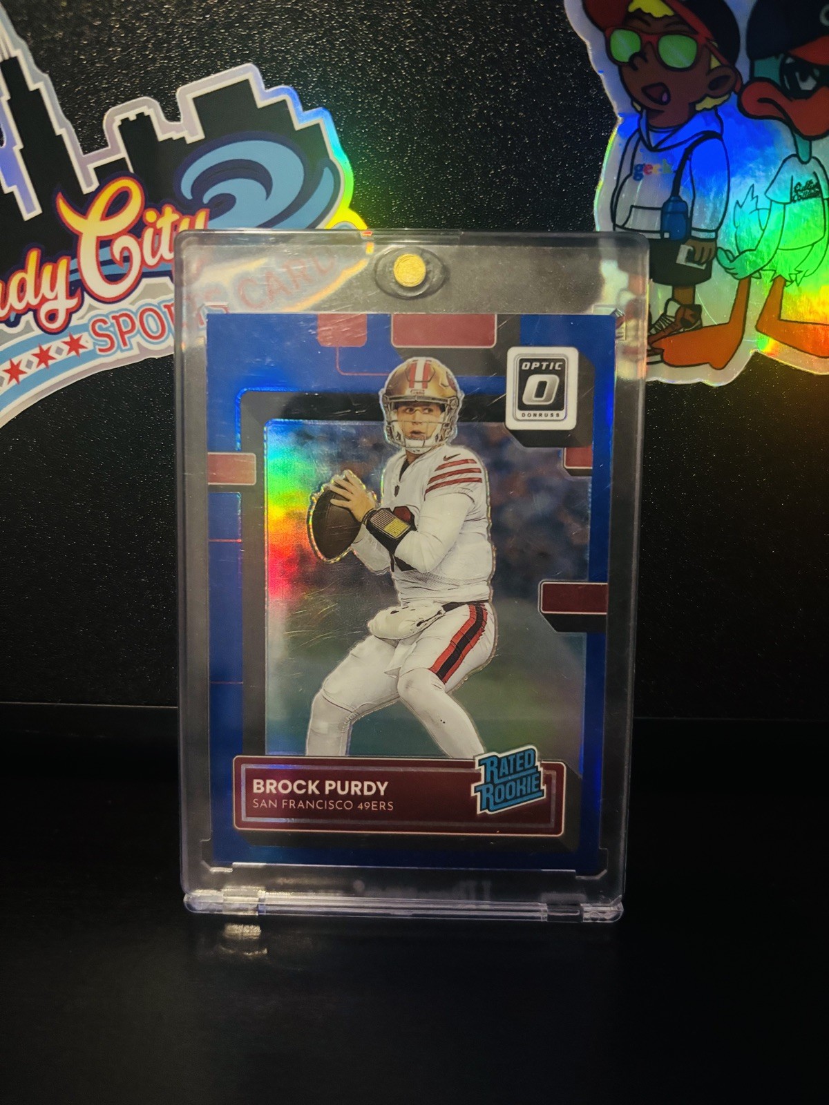2022 Donruss Optic Blue #277 Brock Purdy RC Rookie /179 - 49ERS