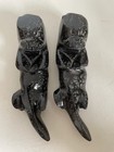 Two Handmade Cement Otter Figurines — photo 7