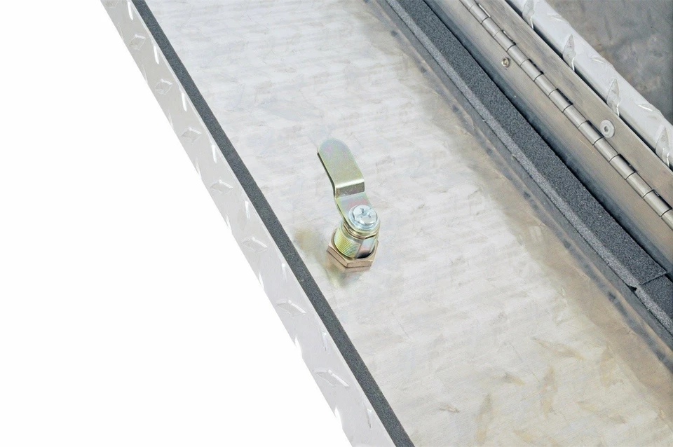 Dee Zee DZ95 Wheel Well Tool Box Gloss Black Aluminum Driver 37"X7.75"X19.5" - Imagem 4 de 4