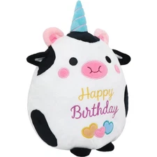 Cute 10-Inch Cow Plush Toy - Soft Stuffed Animal Gift for Kids  Toddlers