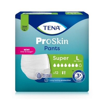 TENA Pants Super Inkontinenzpants Unisex S-XL FeelDry Dreifachschutz