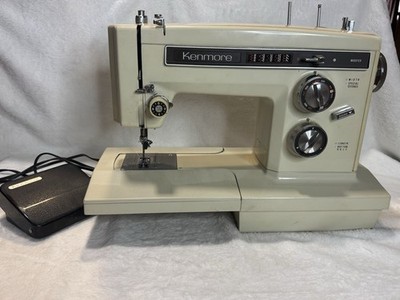 KENMORE 158.16250  Sewing Machine W/ Pedal. Tested Works.