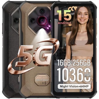 5G Outdoor Handy Ulefone Armor X16 Pro 10360mAh 256GB Smartphone ohne Vertrag