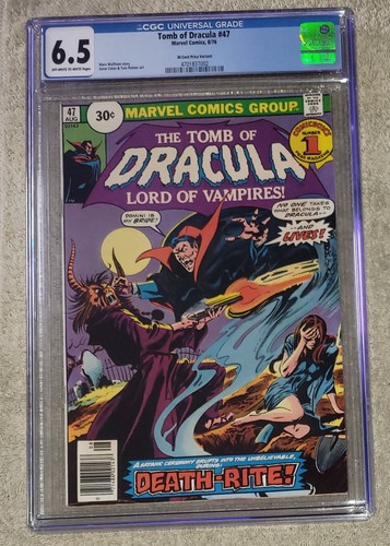 TOMB of DRACULA #47 CGC 6.5 30 cent price variant 30¢ price