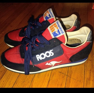 Vintage And Very Rare Original Kangaroos Size 11 With Zipper Pocket 