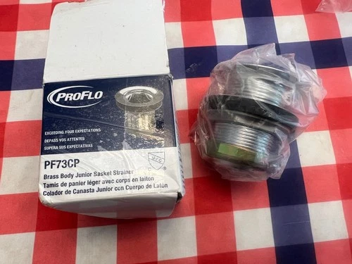 ProFlo PF73CP Junior 2-1/2 Inch Basket Strainer, Chrome - Picture 1 of 3