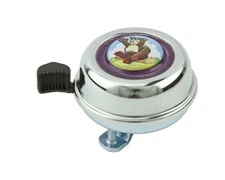 ALTALINE BOLT-ON STYLE CARTOON HAPPY BEAR PRINT BICYCLE STEEL BELL.