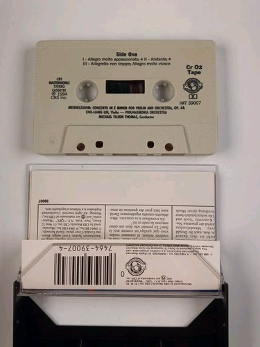 Mendelssohn Violin Concerto - Cho-Liang (Cassette) TESTED - Picture 4 of 5