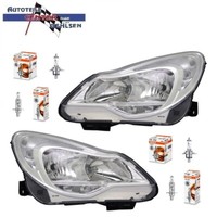 Scheinwerfer Links + Rechts MIT Tagfahrlicht + Stellmotor + Osram H7/H1 Lampen