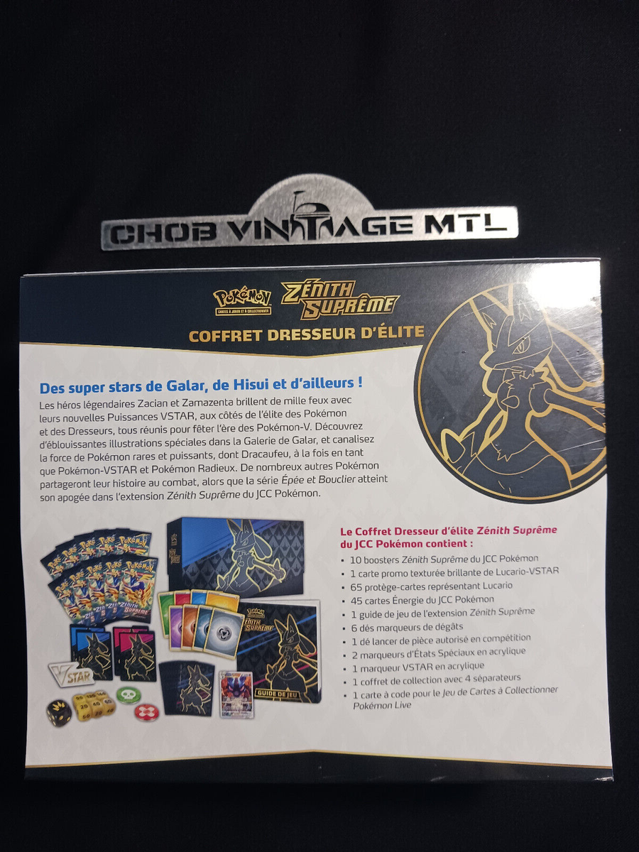 Pokemon (Zénith Suprême) Crown Zenith Elite Trainer Box ETB