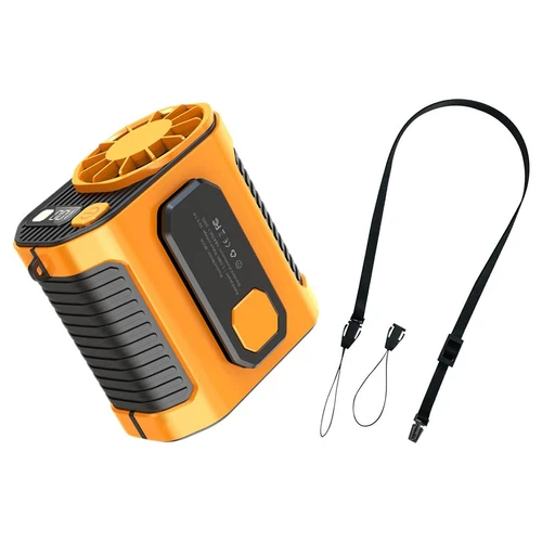Portable Waist Clip on Fan Hanging Cooling Fan USB Rechargeable Power Bank Fan - Picture 17 of 17