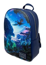 Disney Parks Loungefly Avatar Backpack Bag Light Up Pandora Banshee Navy Blue