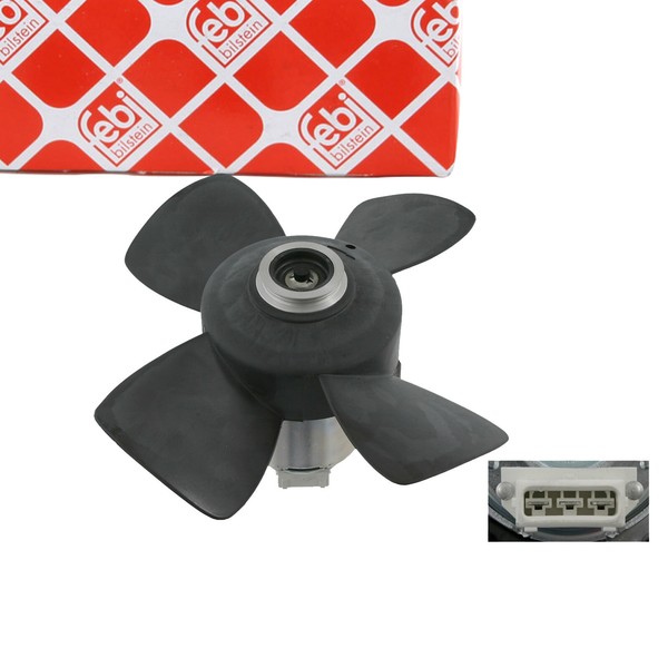 febi 06995 MotorlüFter MotorküHler FüR Audi 100 C3 80 B2 B3 VW Passat B2 B3/B4-image