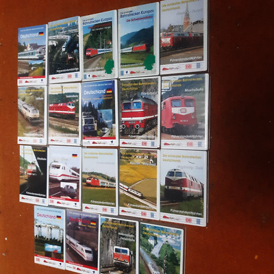 18 VHS Videos Führerstandsmitfahrt Deutschland - Im Führerstand Cab Ride - Liste
