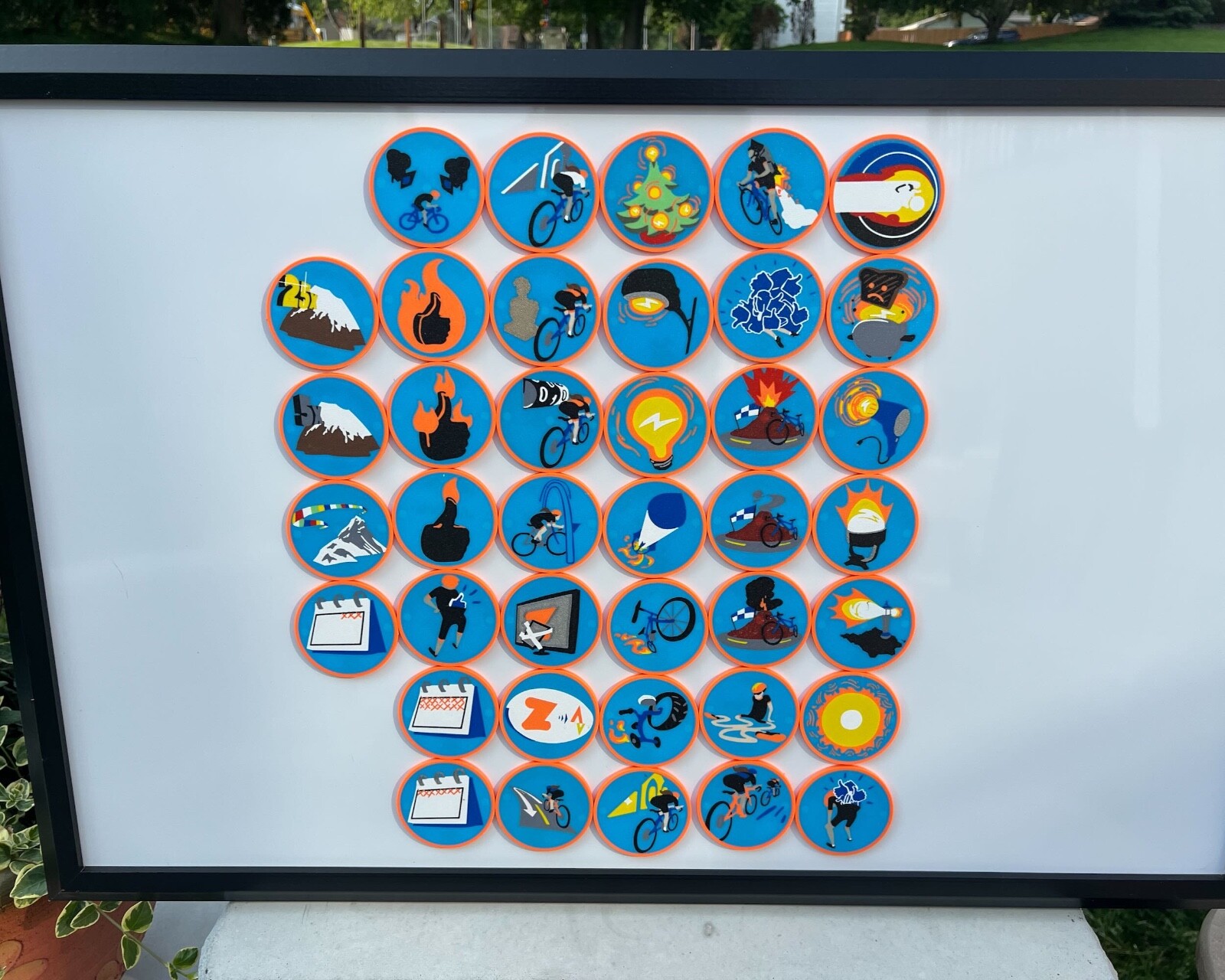 Zwift Cycling Achievement Badges with Flippable 39 total eBay