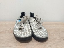 CARBRINI BOYS SILVER MIX LACE UP TRAINERS BOOTS UK SIZE 2 EUR 34.5 L17
