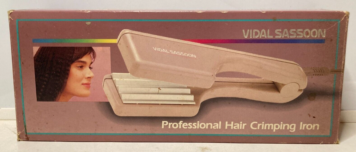 Vidal Sassoon Professional Hair Crimping Iron Wave Crimper VS-142