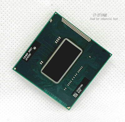 Intel Core i7 Mobile i7-2710QE SR02T rPGA988B industrial control host processor