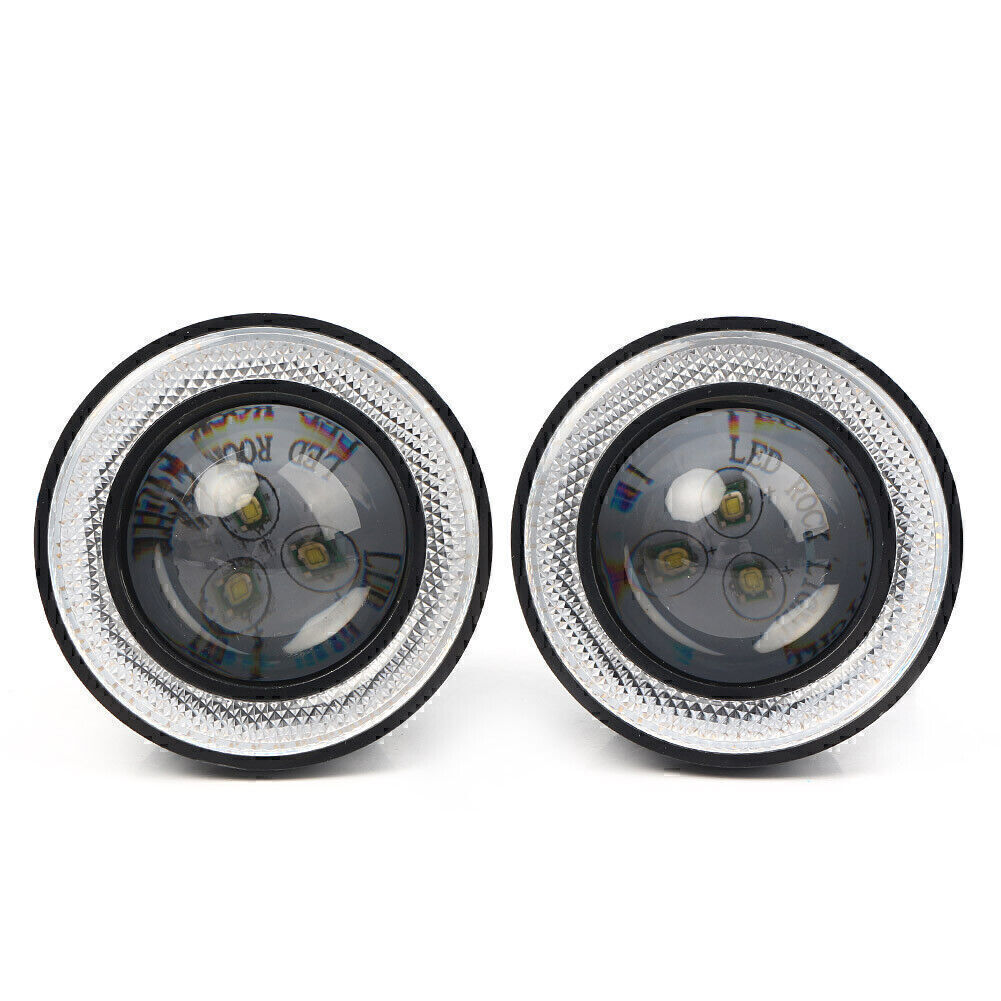 2 Functions Auto LED DRL Daytime Running Light Car Angel Eyes Fog Lamp Foglight for Honda Civic 2016 2017 2018
