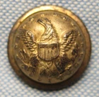 Dug Civil War Staff Officers Cuff Button from LaGrange, TN