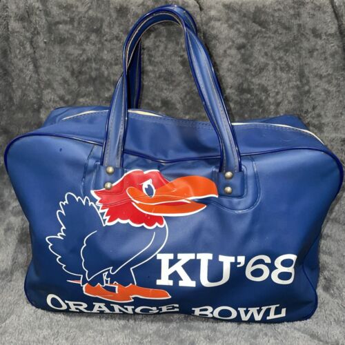 VTG University Of Kansas 1968 Season Orange Bowl Travel Bag