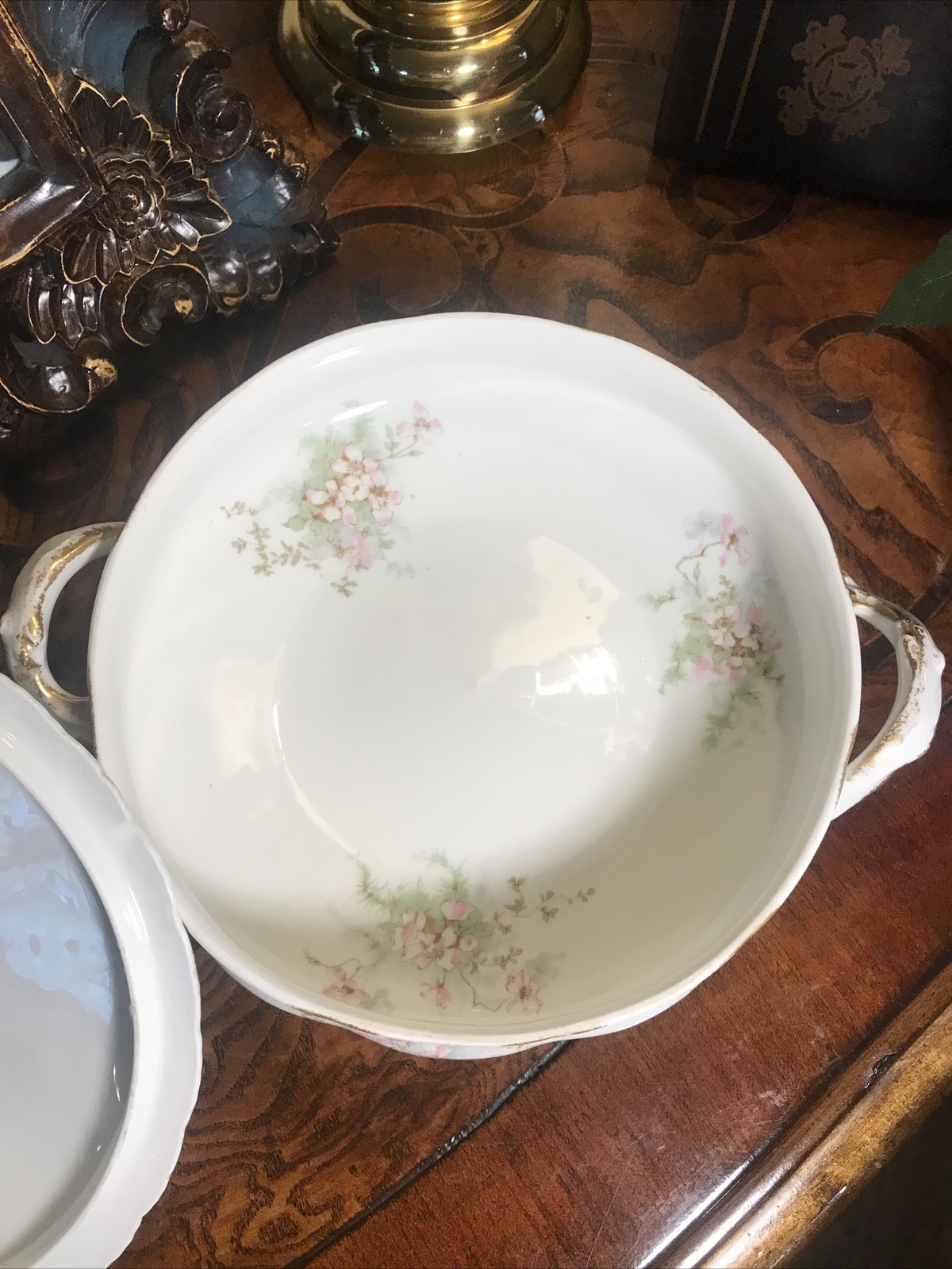 THEODORE HAVILAND LIMOGES FRANCE 1903 “PATENT APPLIED FOR” CASSEROLE