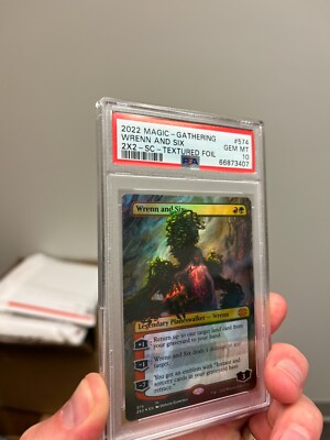 レンと六番　Foil WRENN AND SIX *TEXTURED FOIL* Borderless Art 2X2 MTG MT/NM Double