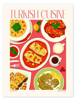 Poster Traditional Food - Turkish Cuisine I