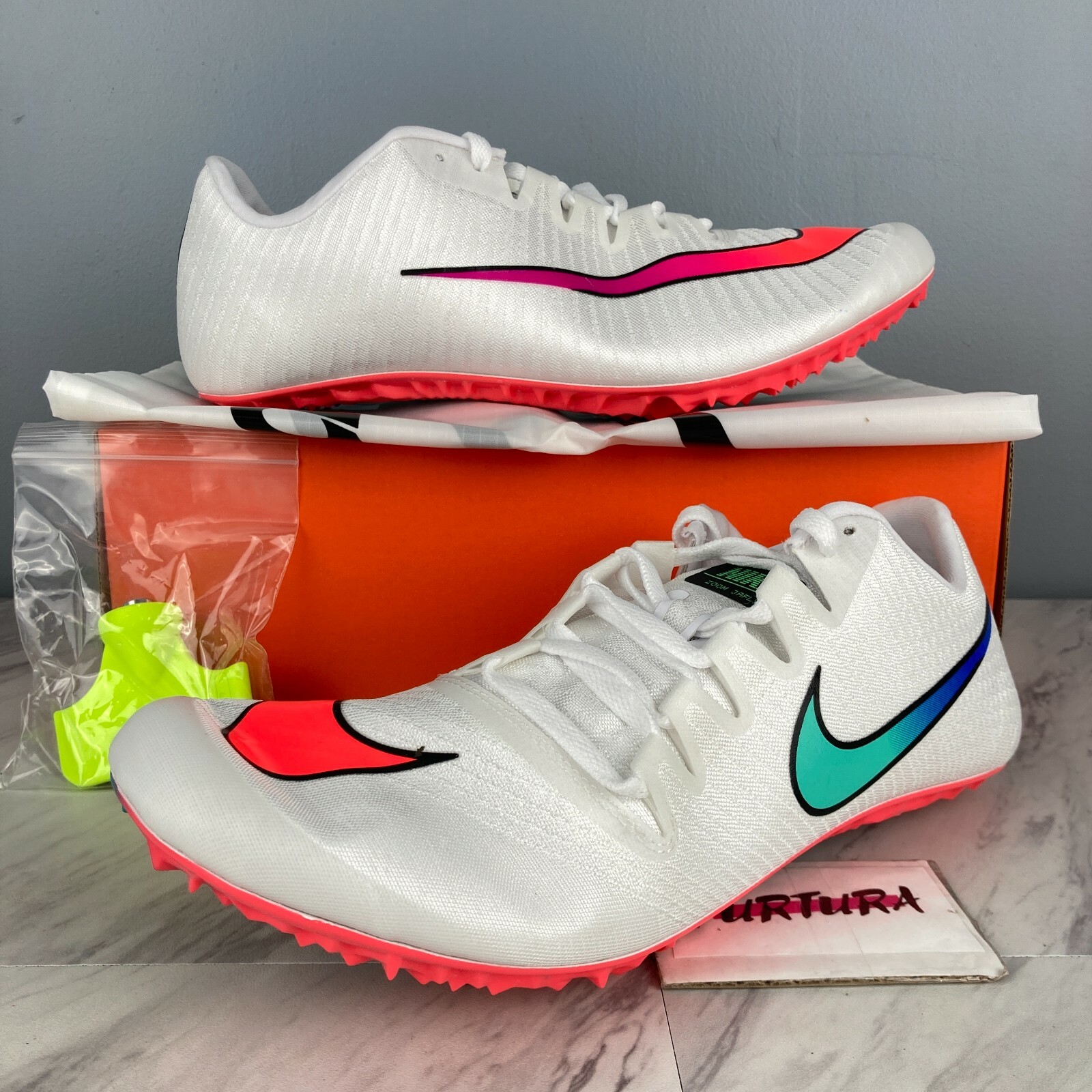 Nike Zoom Ja Fly 3 Track Spikes White 