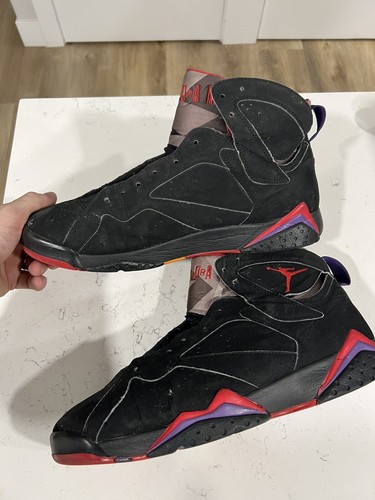 Air Jordan 7 Retro Raptors Size 13 2012, USED NO LACES - Picture 2 of 9