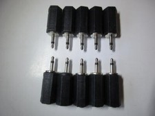  10x MONO 3.5mm 1/8 Female Jack 2.5mm Male Plug Audio Video Adapter M-F 251-125