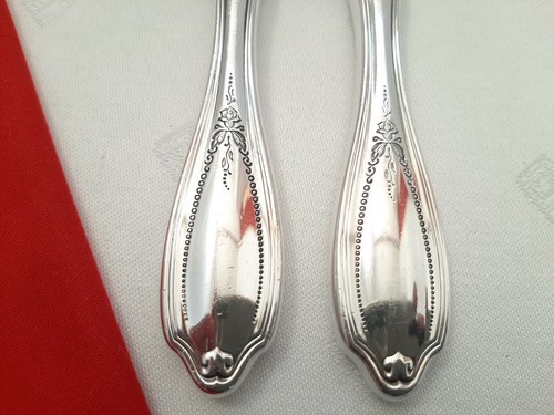 WMF Englische Rose Silberbesteck 2 Messer 22,6cm 90er Silber -Griff mit Kratzer - Picture 5 of 10