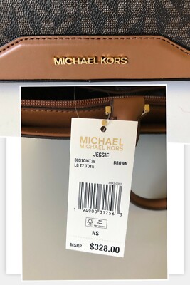 NWT Michael Kors Jessie Large Signature TZ Tote Shoulder Bag | eBay 