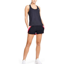 Under Armour Women's Play Up 3.0 Novelty Workout Gym Shorts Black /Beta XS 