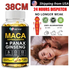 Maca Root Capsules 10000mg, Peruvian Maca Extract for Men & Women 120 Capsules