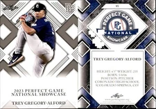 TREY GREGORY-ALFORD Rookie 2023 Leaf Perfect Game National Showcase RC #95