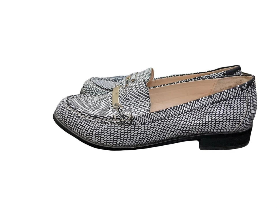 Victoria's Secret - Mocasines planos Supermodel Essentials blanco y negro talla 8B Foto 2 de 4
