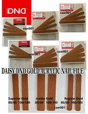 DAISY DND Professional GOLD Acrylic Nail Files - Your Choice