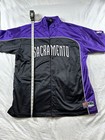 Nike Nba Sacramento Kings Rare Vintage Warmup Button Up Top Mens Xxl Bin C