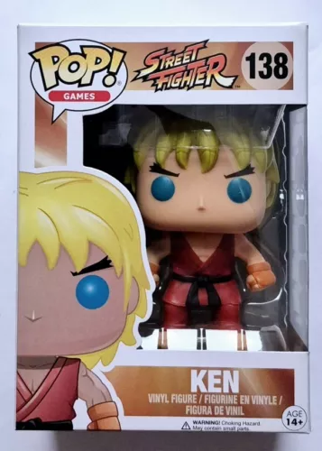 Mint in Mint Box Funko Pop Street Fighter Ken #138