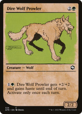 x4 Dire Wolf Prowler AFR MTG 325/281 COMMON SHOWCASE M/NM 4x