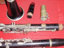 WARNER CLARINET VINTAGE WITH SELMER MOUTHPIECE