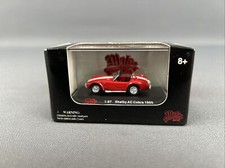 Malibu Intl HO 1:87 Scale Model Collection Diecast '65 Shelby AC Cobra Red NIB