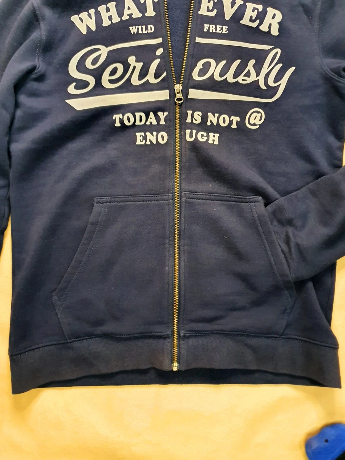 SACAI Felpa con cappuccio s.Oliver logo ragazzo pullover felpa hoody taglia XL grigia zip